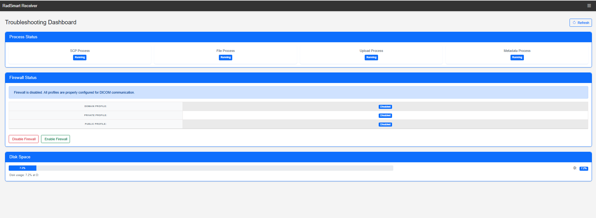 Troubleshooting page
